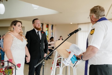 Wedding ceremony by Dr. Gerrit Rademeyer in Reddersburg