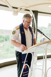 Wedding ceremony by Dr. Gerrit Rademeyer in Reddersburg