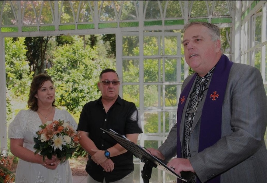 Wedding ceremony by Dr. Gerrit Rademeyer in Reddersburg