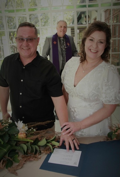 Wedding ceremony by Dr. Gerrit Rademeyer in Reddersburg
