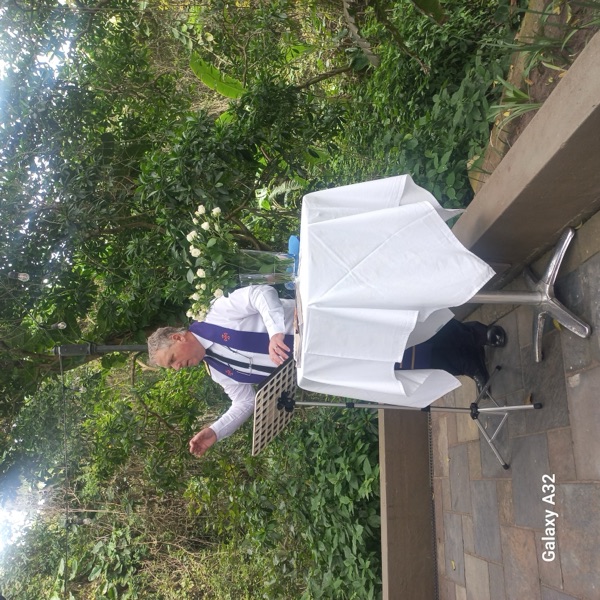 Wedding ceremony by Dr. Gerrit Rademeyer in Reddersburg