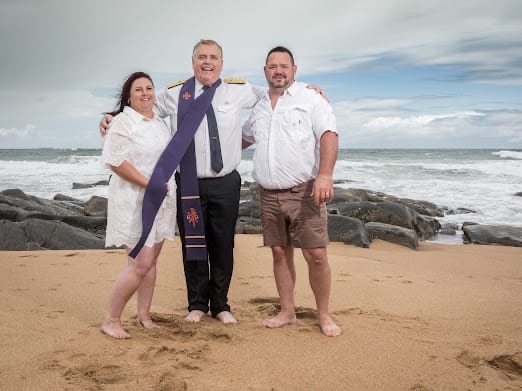 Wedding ceremony by Dr. Gerrit Rademeyer in Reddersburg