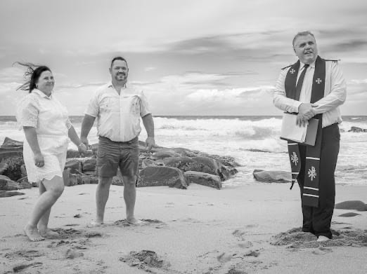 Wedding ceremony by Dr. Gerrit Rademeyer in Reddersburg