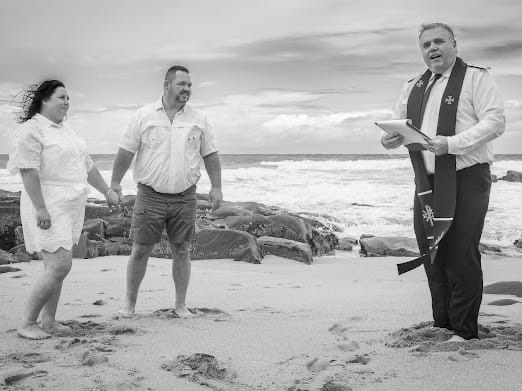 Wedding ceremony by Dr. Gerrit Rademeyer in Reddersburg