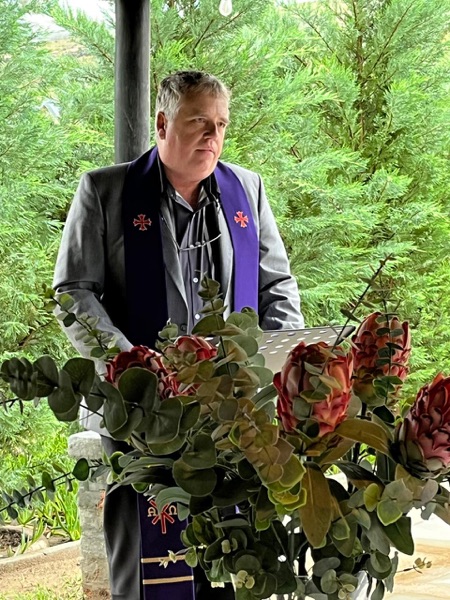 Wedding ceremony by Dr. Gerrit Rademeyer in Reddersburg