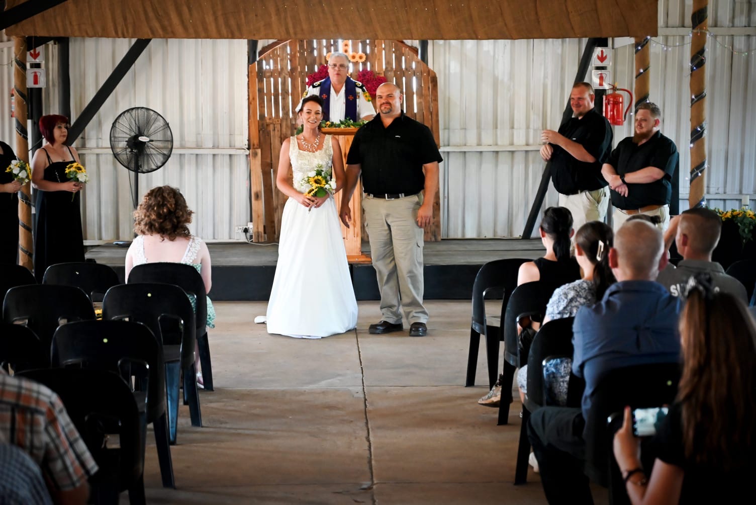 Wedding ceremony by Dr. Gerrit Rademeyer in Reddersburg